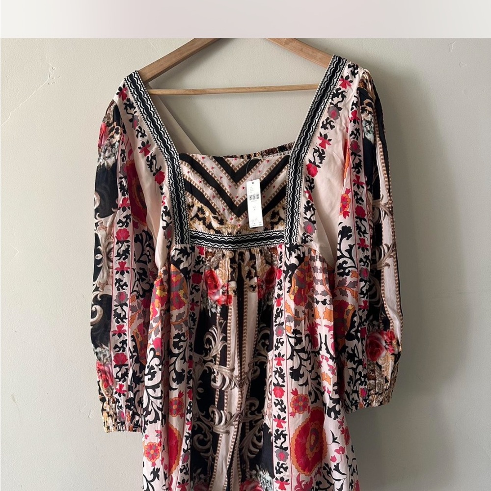 Anthropologie Multicolor Long Sleeve Dress